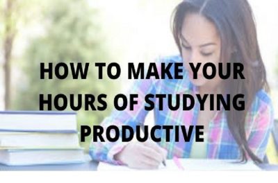 How To Make Your Hours Of Studying Productive